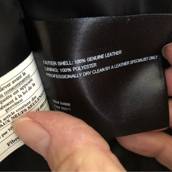 Bernardo Black Buttery Soft Leather Moro Jacket - Picture 8 of 8